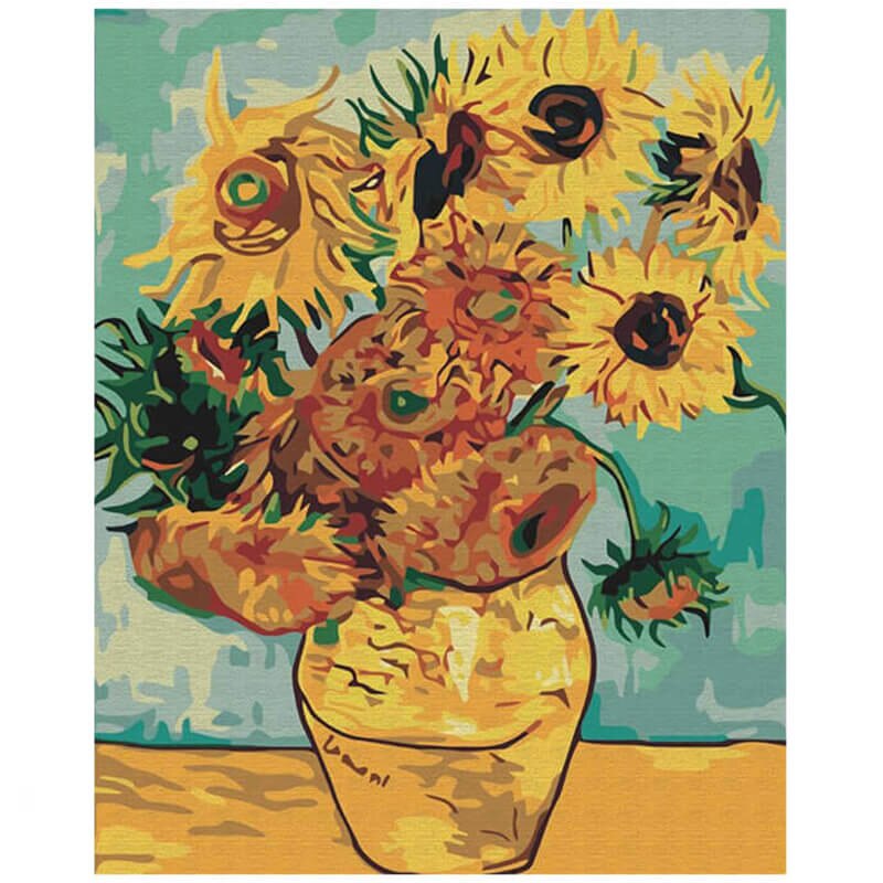 Pictura pe numere Sunflowers Atelier