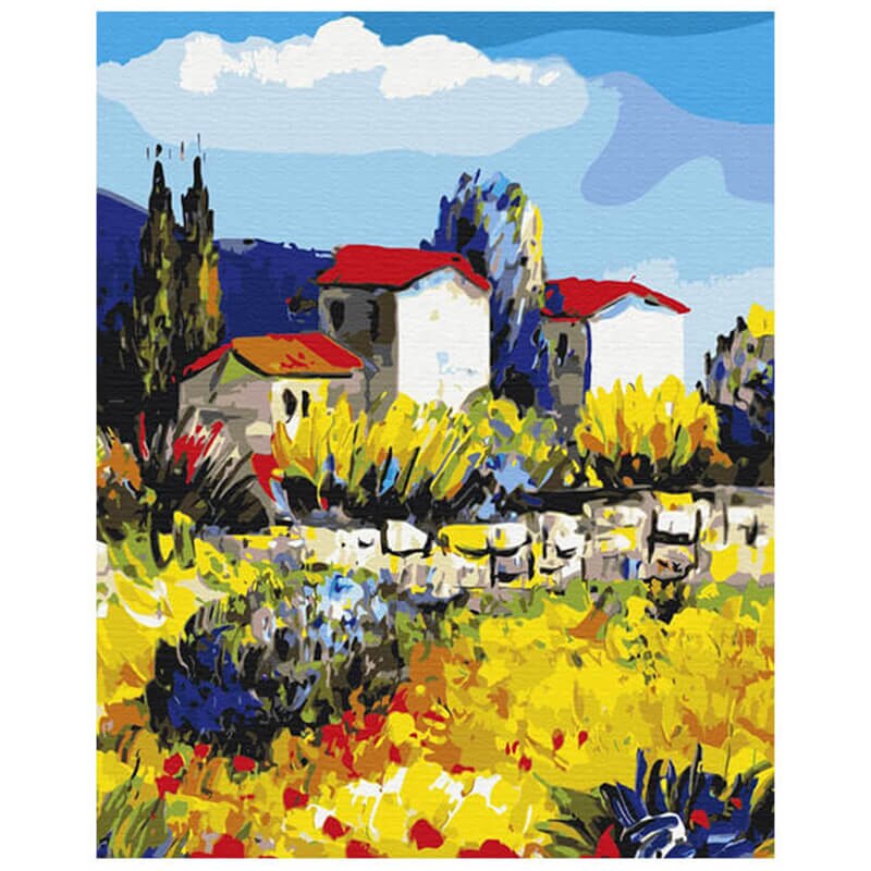 Pictura pe numere Province countryside Atelier
