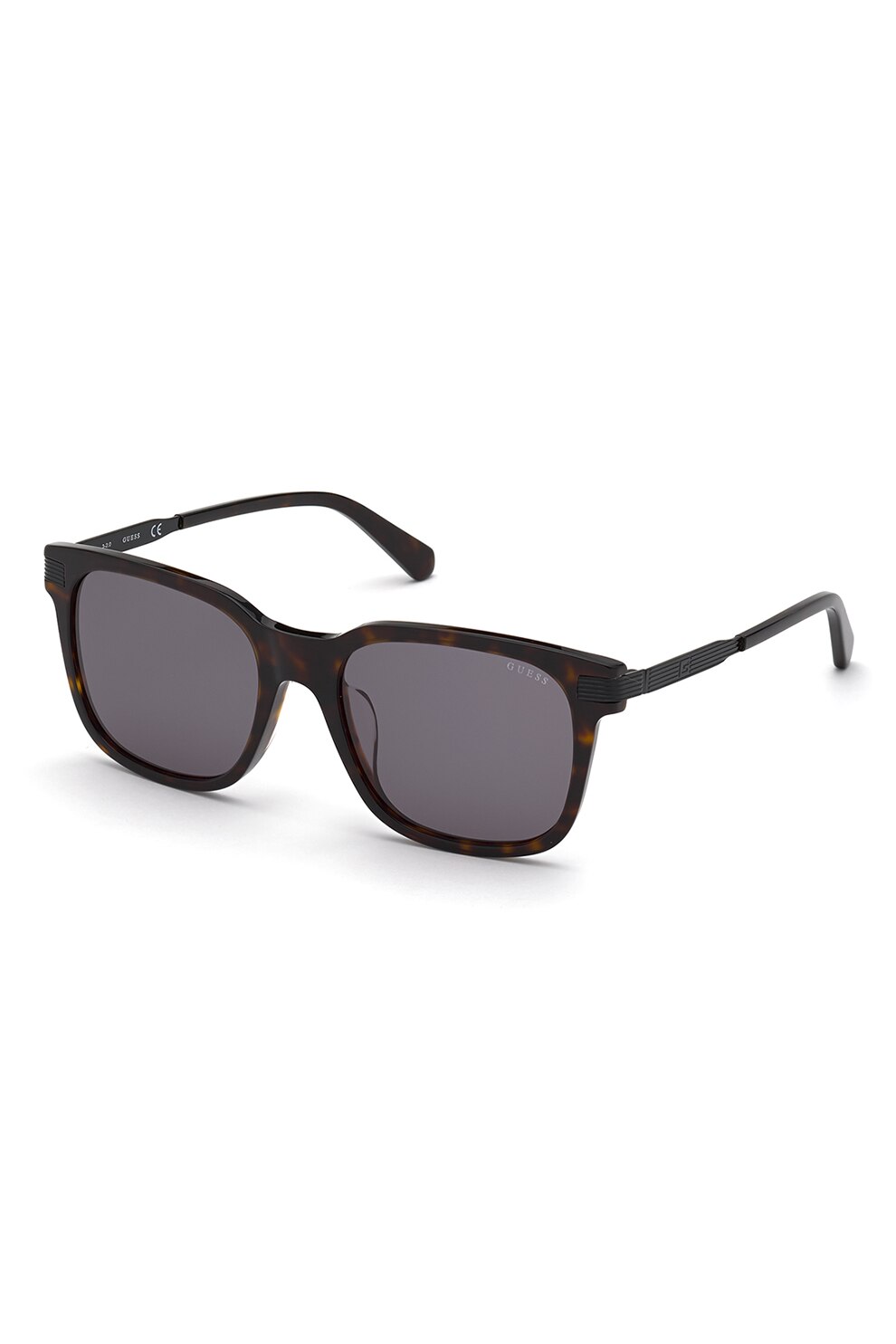 Guess, Ochelari de soare cu lentile uni, Maro inchis/Oranj, 57-16-145 Standard