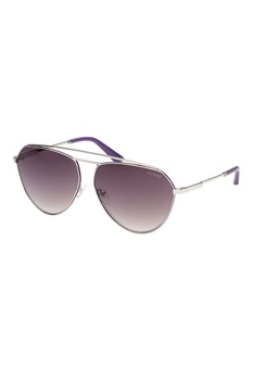 Guess, Ochelari de soare pilot cu lentile in degrade, Argintiu, 63-12-140 Standard Guess, Ochelari de soare pilot cu lentile in degrade, Argintiu, 63-12-140 Standard