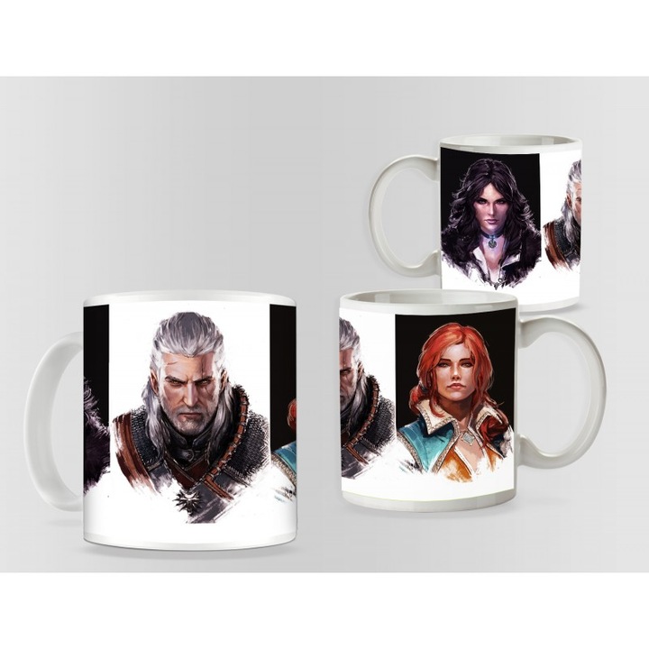 Cana Witcher 3 Characters , 330ml , mug131, Multicolor