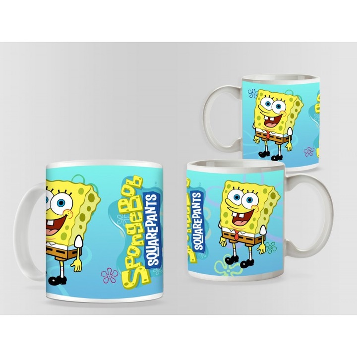 Cana Spongebob Squarepants, 330ml, mug127, Multicolor