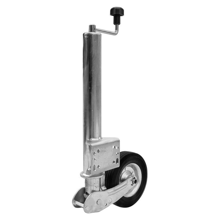 Roata jockey automata KNOTT ATK60 cu maner 250 kg 60 mm 785-1020 mm