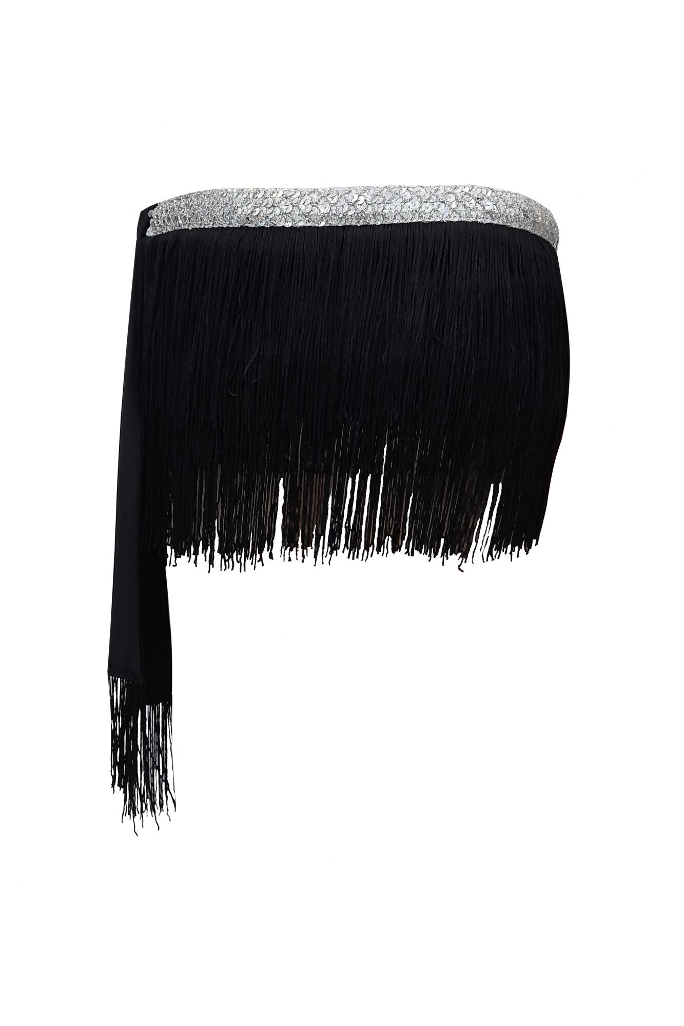 Esarfa dama, negru, pentru dans oriental