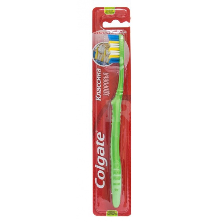 Periuta dinti Colgate Classic DeepCleanMed, Verde