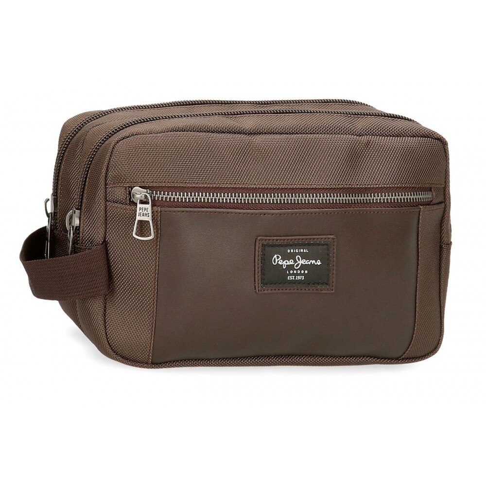 Borseta 2 compartimente Pepe Jeans Bomber, maro