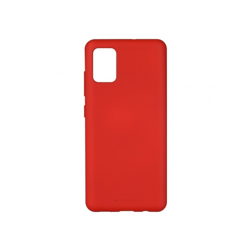 Husa Spate Mercury Goospery Soft Compatibila Cu Samsung Galaxy A51, Rosu