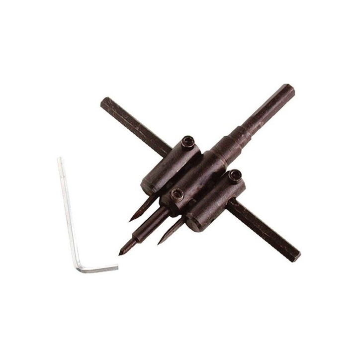 Burghiu, Egyeb, 30-120 mm, pentru gips-carton, Negru