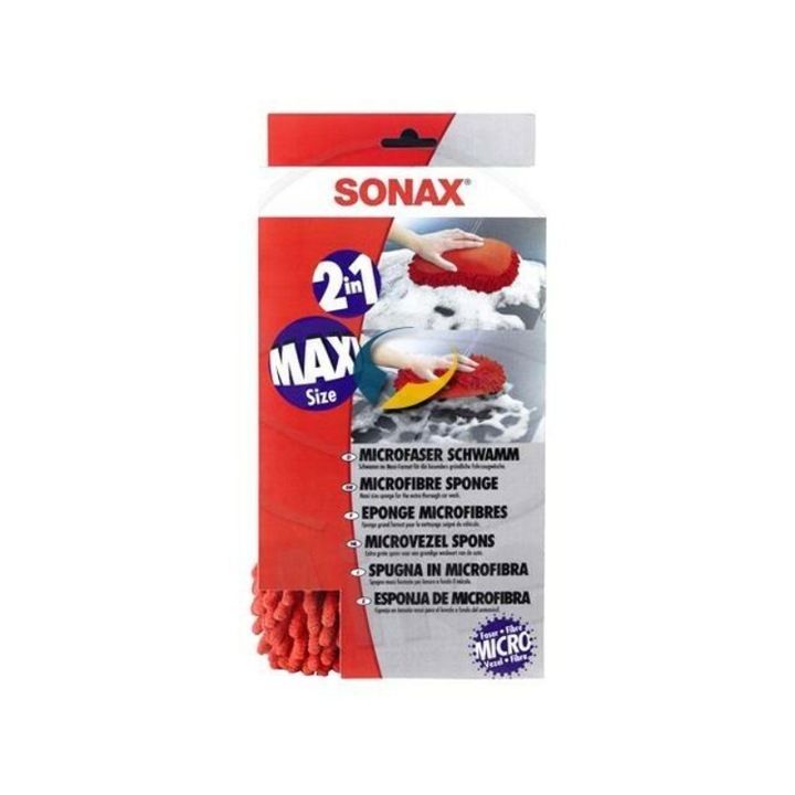 Nagyméretű 2 az 1-ben szivacs Sonax mikroszálasból
