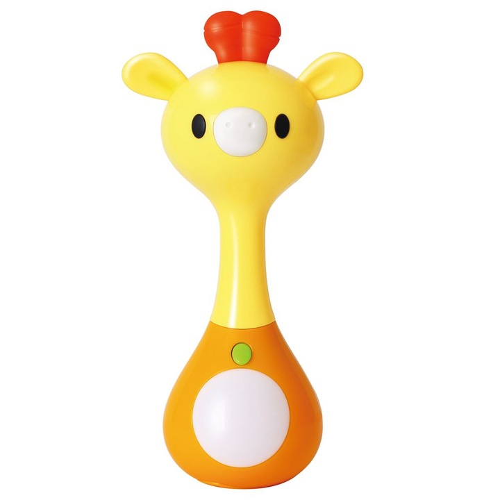 Бебешка дръбкалка HOLA, музикална, жираф