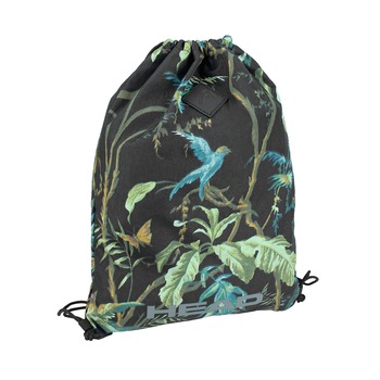 Rucsac tip sac, poliester, Head, pentru sport, Negru Imprimeu Rucsac tip sac, poliester, Head, pentru sport, Negru Imprimeu