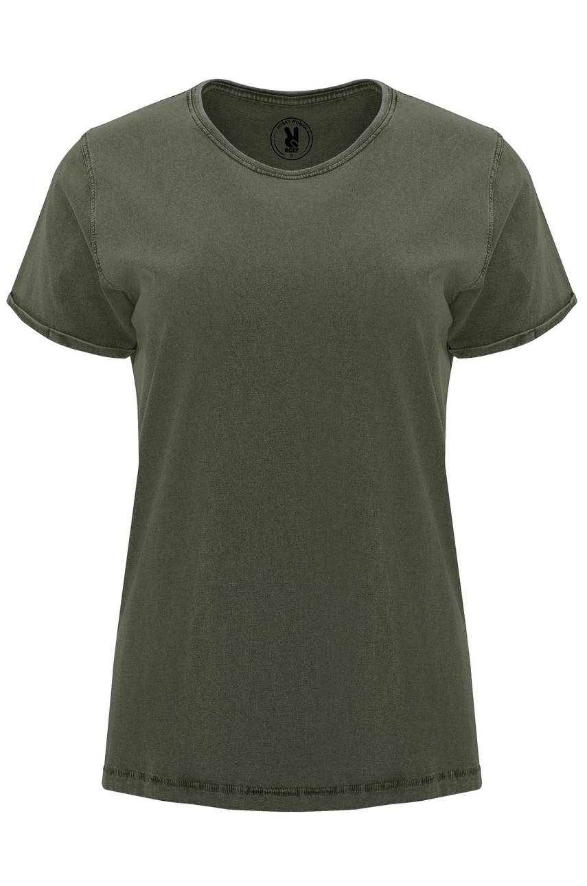 Tricou pentru femei, bumbac, Roly Husky, Verde militar