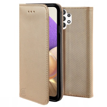 Husa Flip pentru Samsung A32 LTE (4G) - tip carte, magnet interior, stand si buzunar card, AURIE - Gekko Smart®