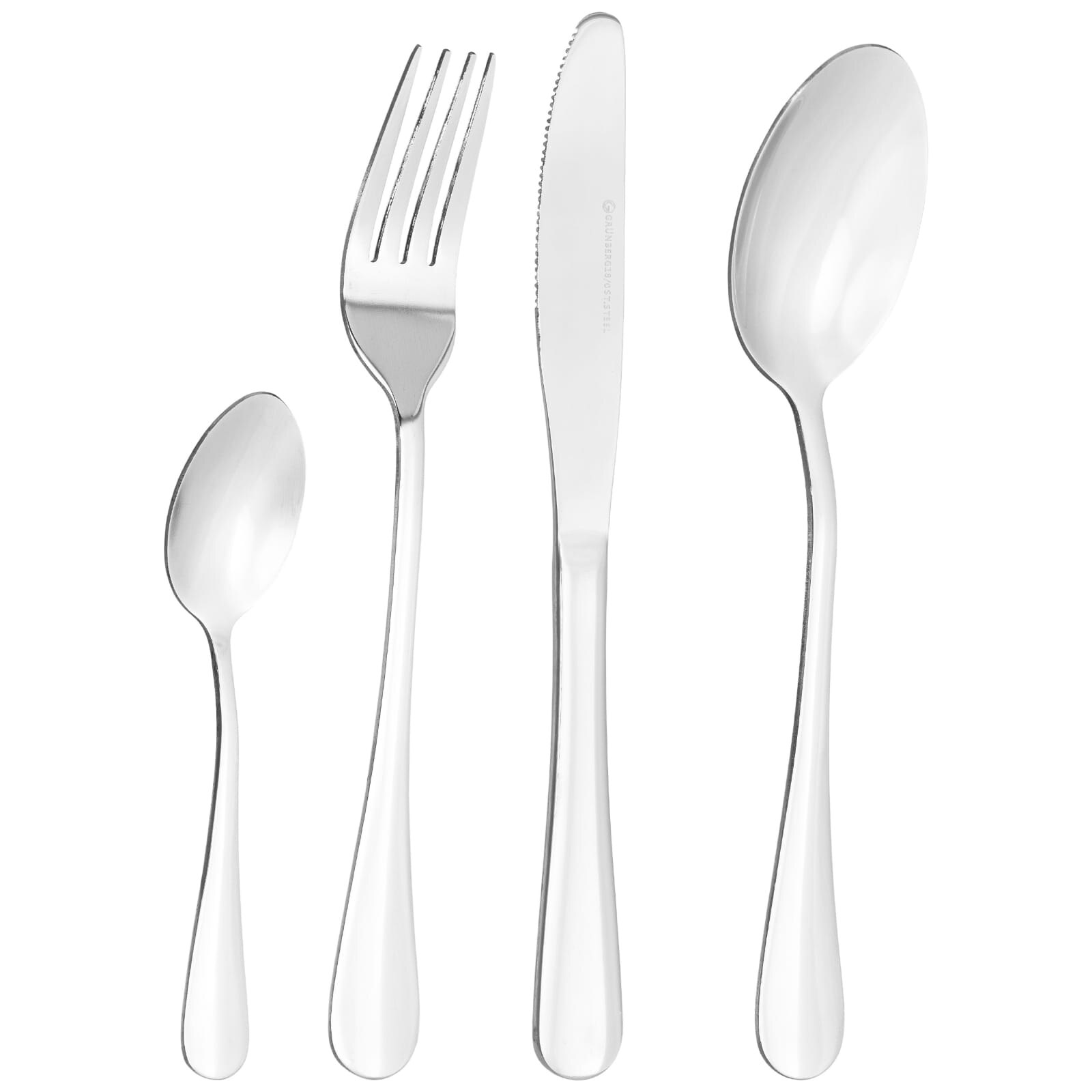 Set tacamuri din inox 24 piese , Grunberg , GR134