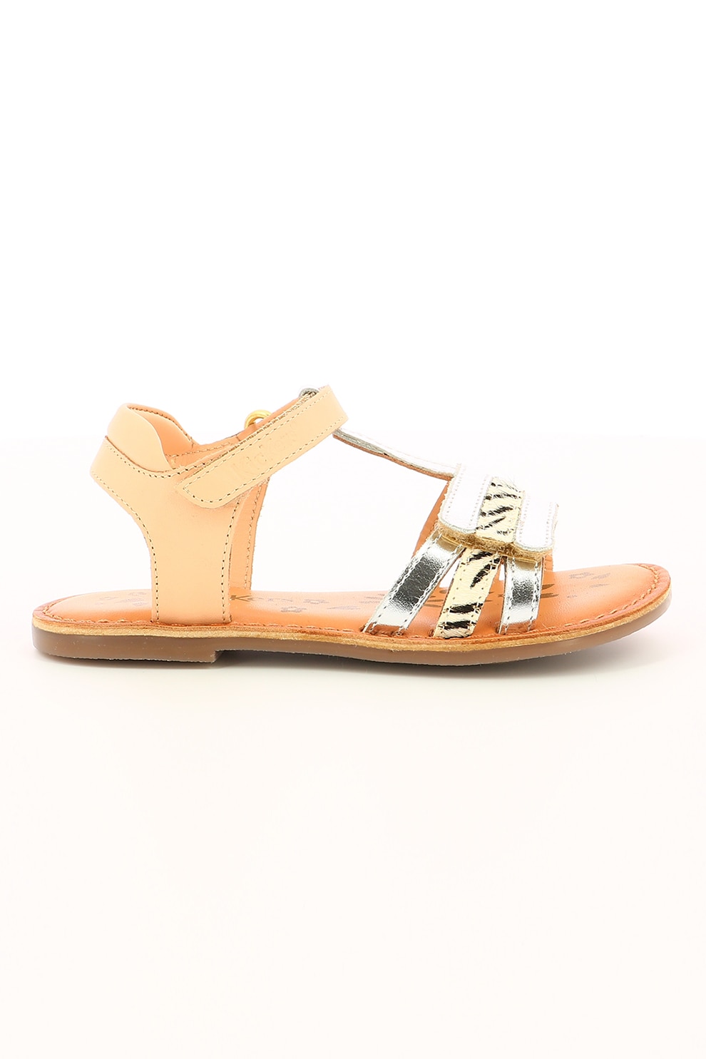 Kickers kids, Sandale de piele cu velcro