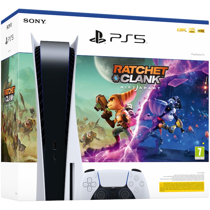Конзола PlayStation 5 + Игра Ratchet & Clank: Rift Apart