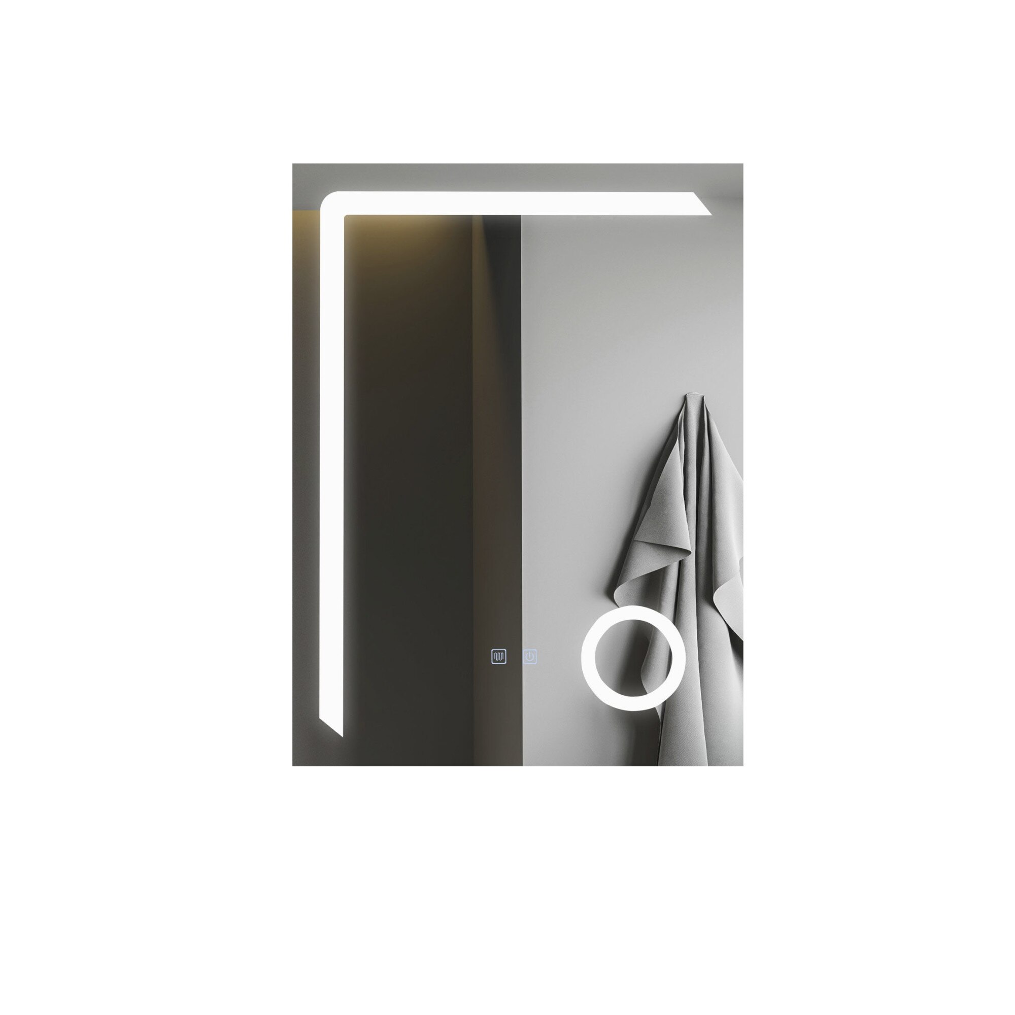 Oglinda Led Si Touch Cu Functie Dezaburire, J01,Smack , 80x60 cm