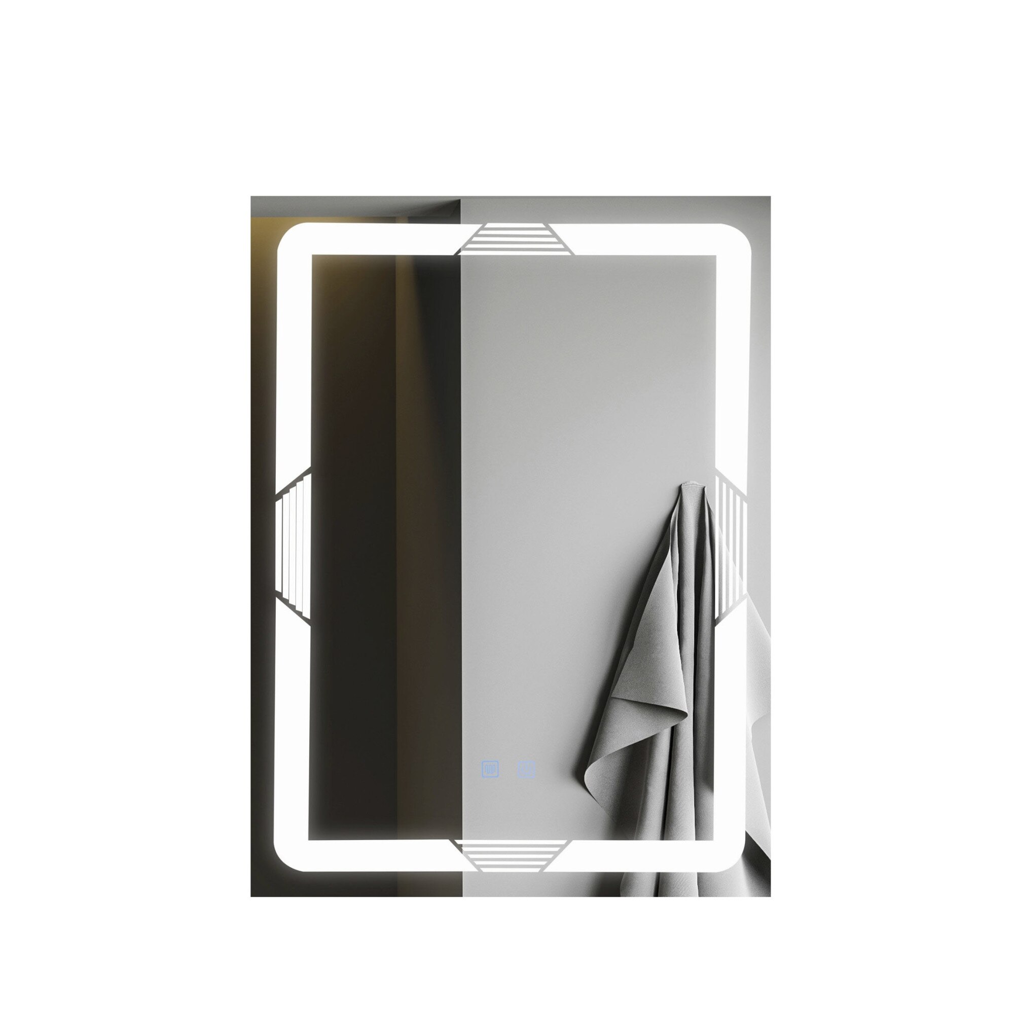 Oglinda Led Si Touch Cu Functie Dezaburire, J02,Smack , 80X60 cm