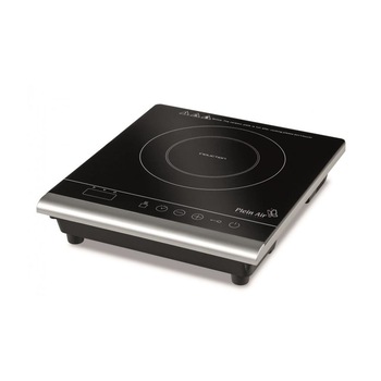 Plita cu inductie, 2000 W, o zona, 10 trepte, temporizator, sticla ceramica, 280x300 mm Plita cu inductie, 2000 W, o zona, 10 trepte, temporizator, sticla ceramica, 280x300 mm