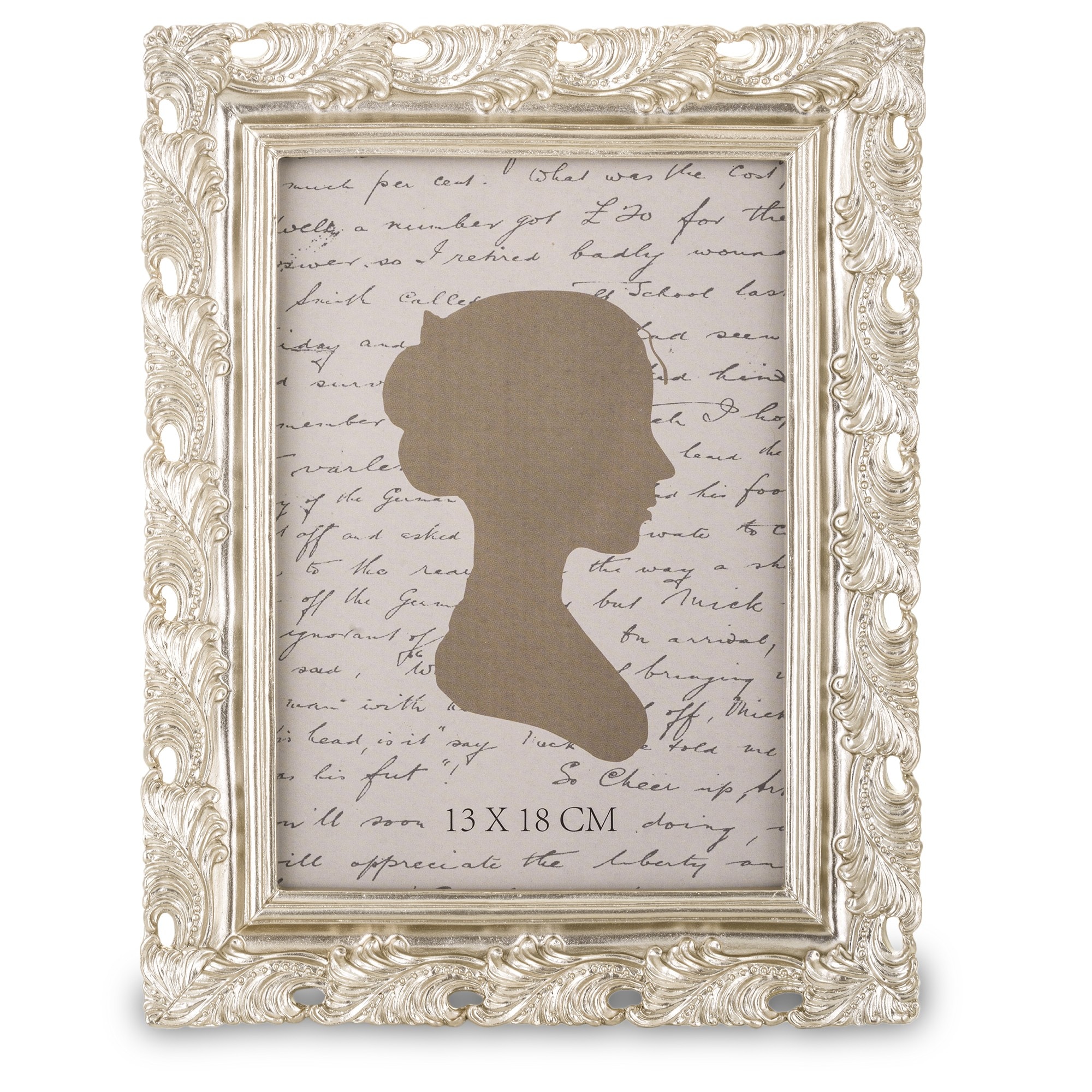 Rama foto, cadru cu model, auriu, 23 x 18 cm