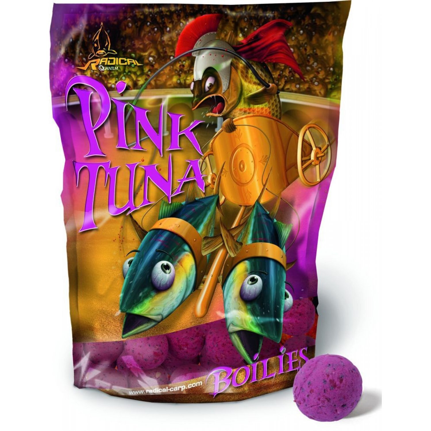 Boilies Pink Tuna Boilie 16mm 1kg