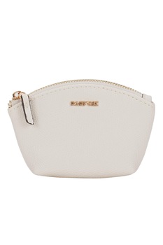 PARFOIS, Portmoneu cu logo, Alb prafuit, 7.5x11x3 CM Standard PARFOIS, Portmoneu cu logo, Alb prafuit, 7.5x11x3 CM Standard