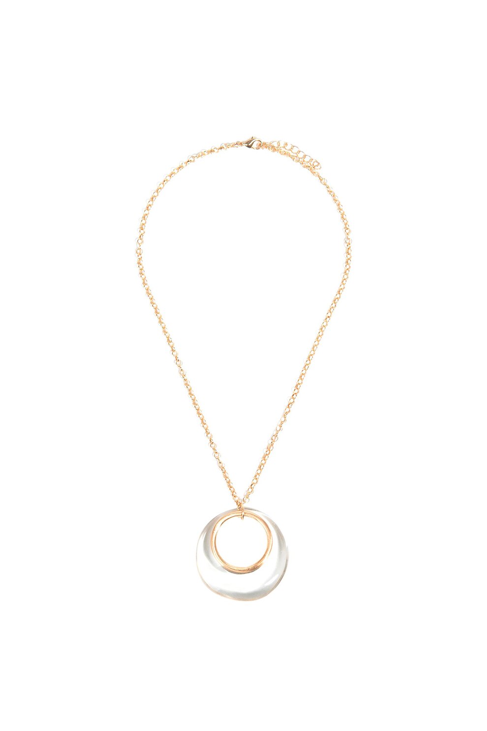 PARFOIS, Colier cu pandantive circulare, Auriu