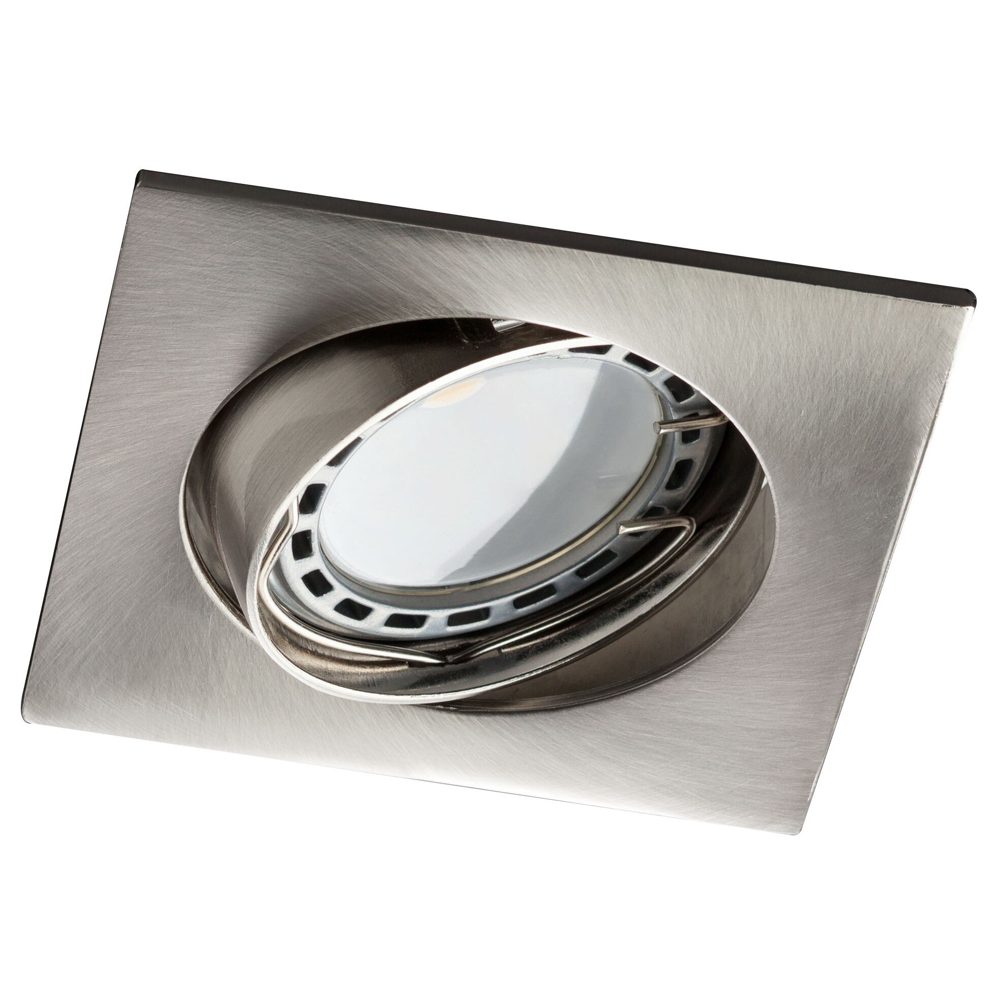 Spot incastrat 70338, GU10, orientabil, nichel mat