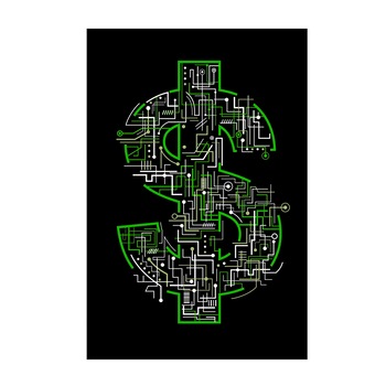 Poster Dolar electric, multicolor, 50x70 cm Poster Dolar electric, multicolor, 50x70 cm