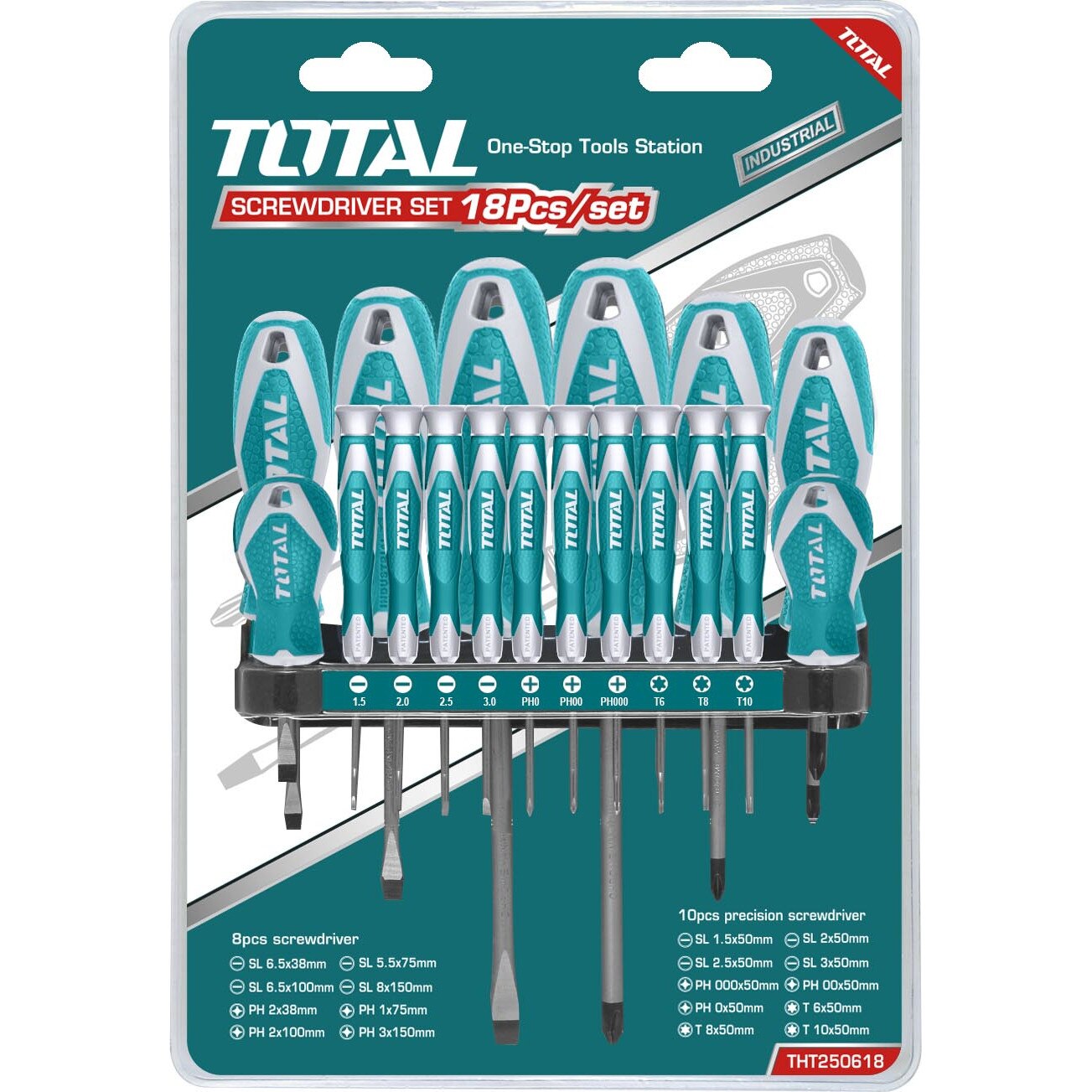 Set 18 surubelnite Total, Cr-V