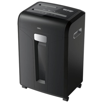 Distrugator de Documente Deli 14400 Cross Cut 4x40, Nivel Securitate 4, 16 Coli Distrugator de Documente Deli 14400 Cross Cut 4x40, Nivel Securitate 4, 16 Coli