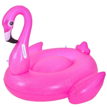 Saltea Gonflabila pentru Copii, model Flamingo, pentru Piscina, cu manere, 110x90 cm, roz Saltea Gonflabila pentru Copii, model Flamingo, pentru Piscina, cu manere, 110x90 cm, roz