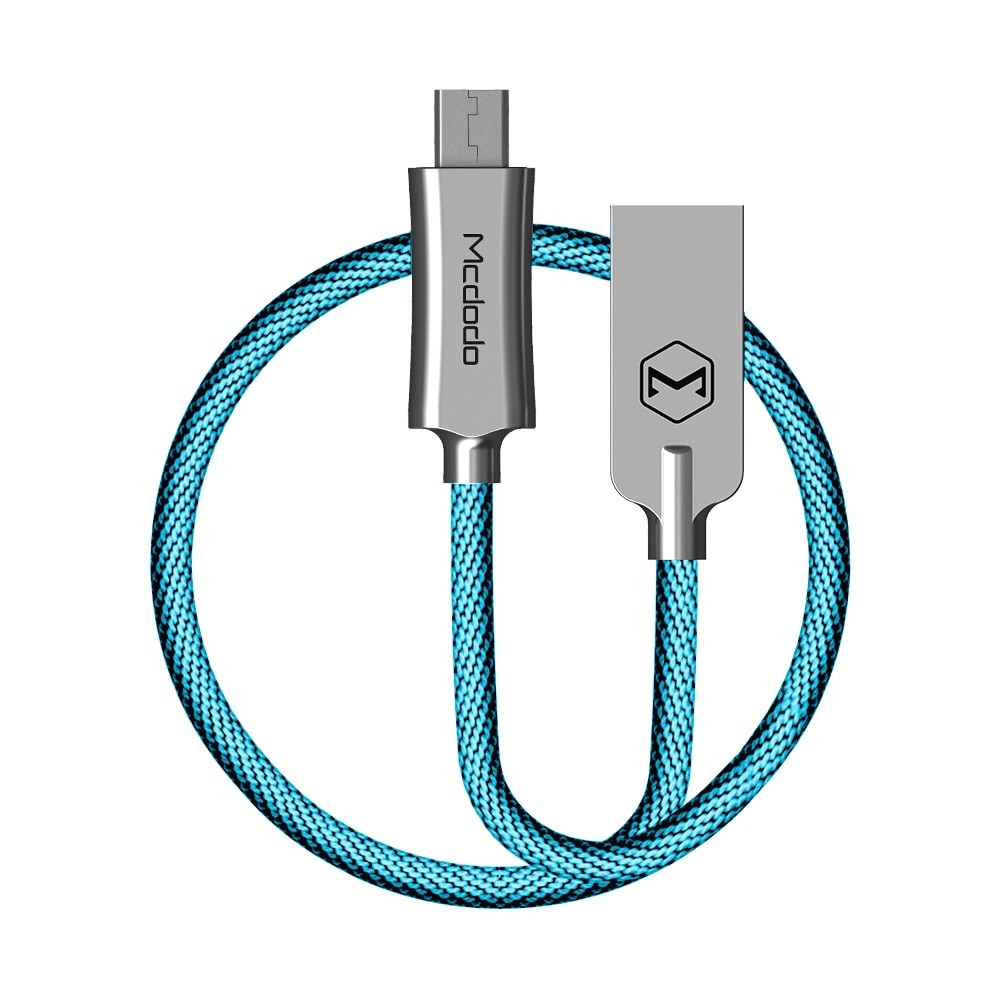 Mcdodo Knight USB - cablu microUSB 1,0 m albastru CA-4401