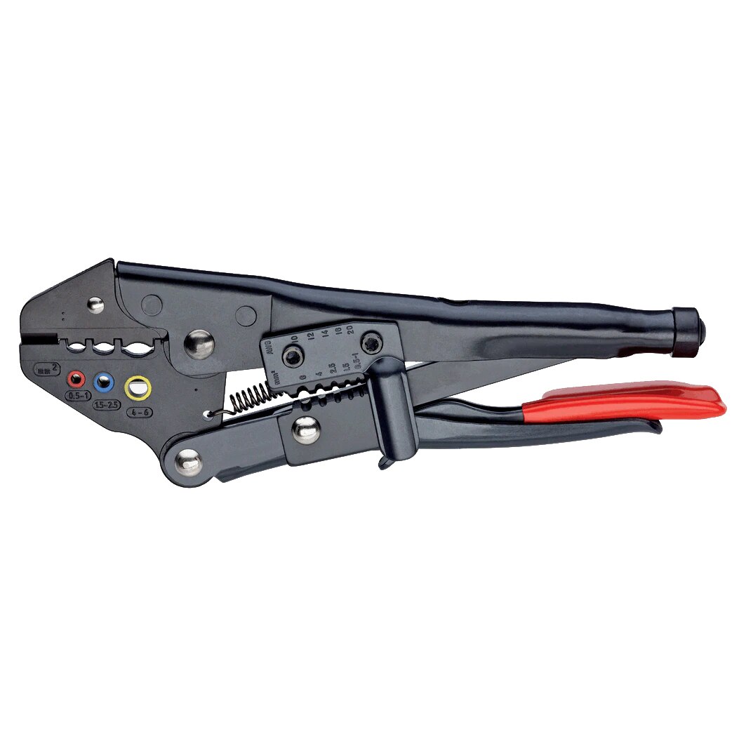 Cleste pentru sertizat conectori izolati, 0.5-6 mm², 215mm, Knipex 97 00 215 A