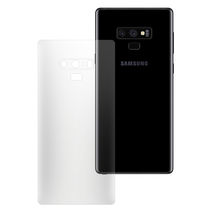 Folie spate mata SILKASE pentru Samsung Note 9, protectie spate, silicon regenerabil