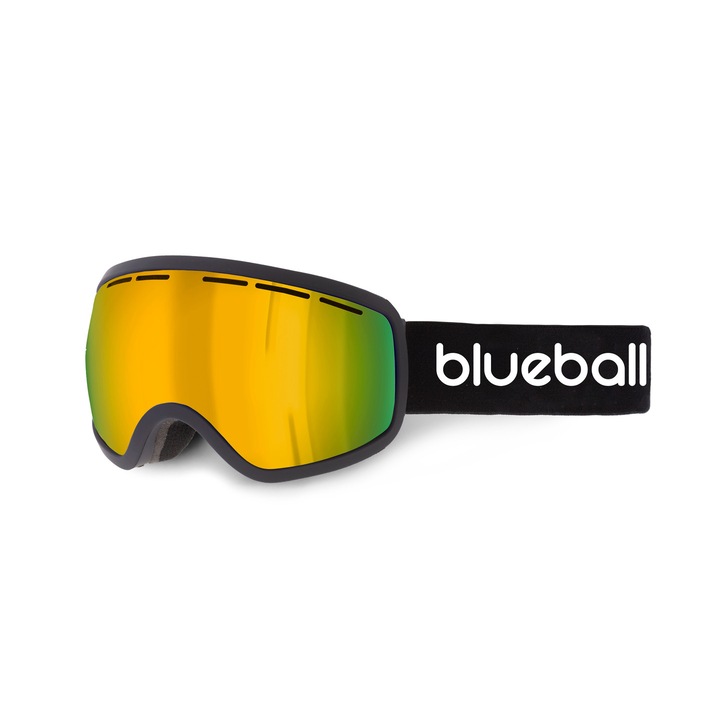 Ochelari ski Blueball, Antireflexii, Anticeata, PC, Galben/Negru