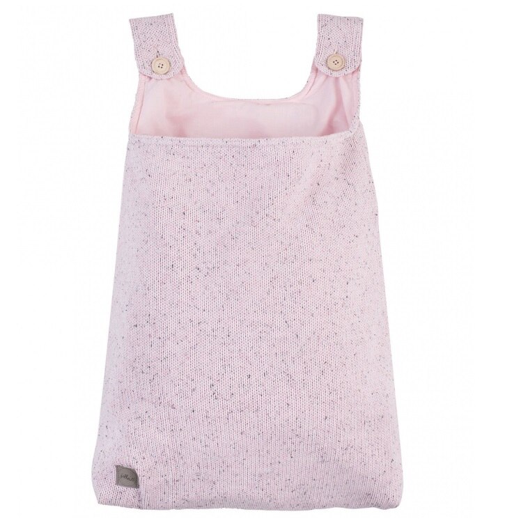 Sac tricotat pentru depozitare Jollein Confetti, 55x40x10cm, roz