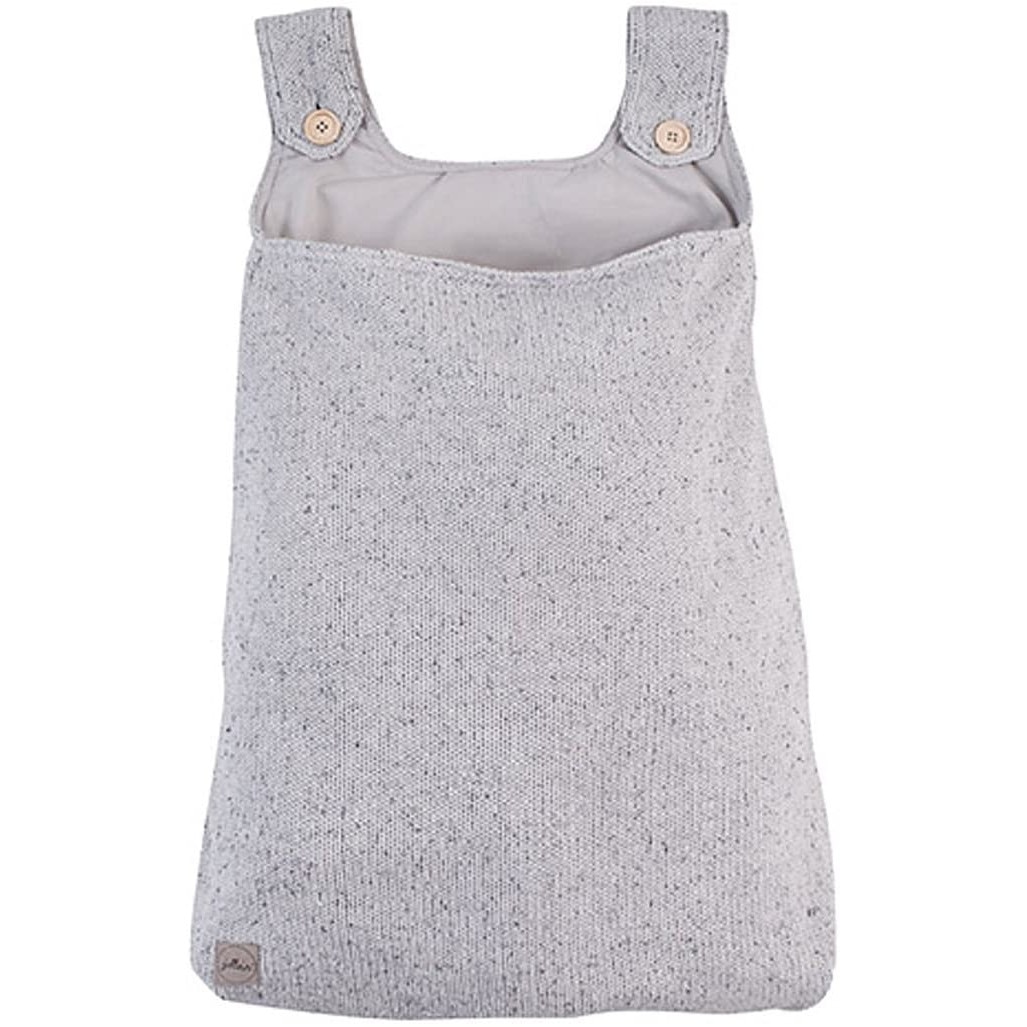 Sac tricotat pentru depozitare Jollein Confetti, 55x40x10cm, gri