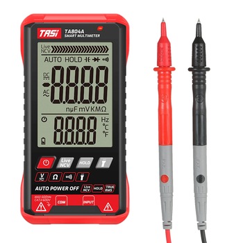 Multimetru digital inteligent cu masurare automata tensiune, curent alternativ, continu, Ohm, Capacitate, Hz Test CarDiag® TA804A Multimetru digital inteligent cu masurare automata tensiune, curent alternativ, continu, Ohm, Capacitate, Hz Test CarDiag® TA804A