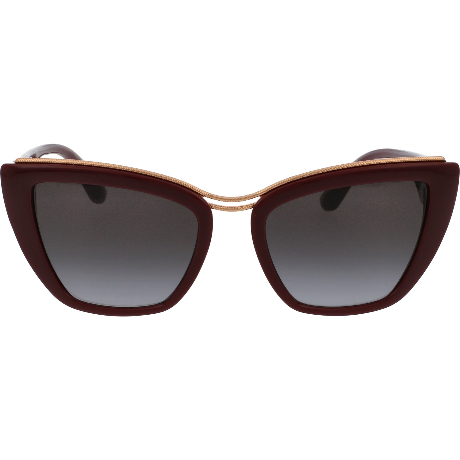 Ochelari de soare de dama Dolce&Gabbana DG6144 3285/8G, Visiniu, 54 mm