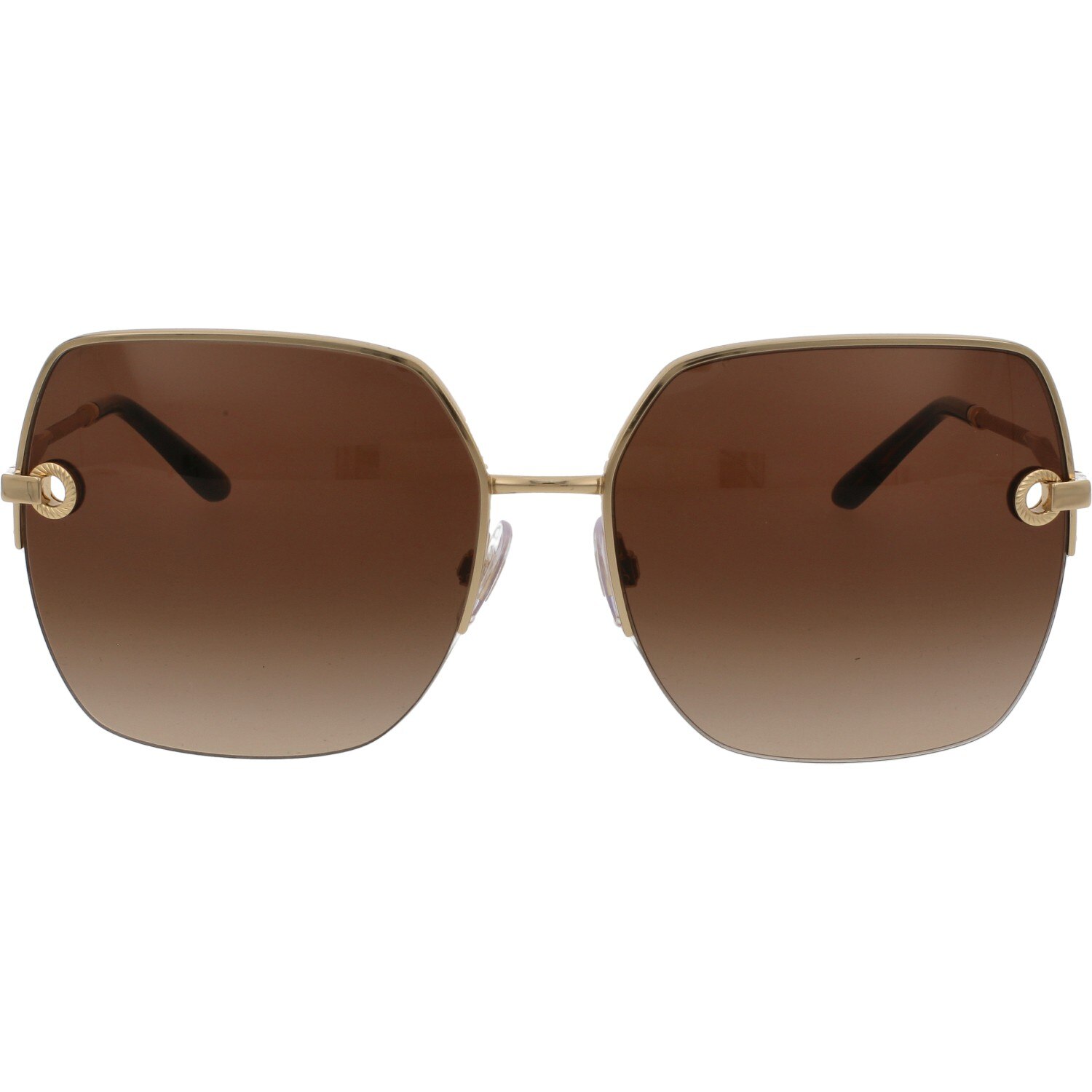 Ochelari de soare de dama Dolce&Gabbana DG2267 02/13, Auriu, 63 mm