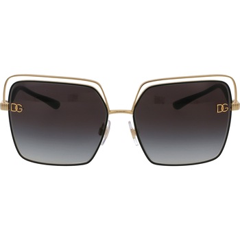 Ochelari de soare de dama Dolce&Gabbana DG2268 13348G, Auriu, 59 mm Ochelari de soare de dama Dolce&Gabbana DG2268 13348G, Auriu, 59 mm