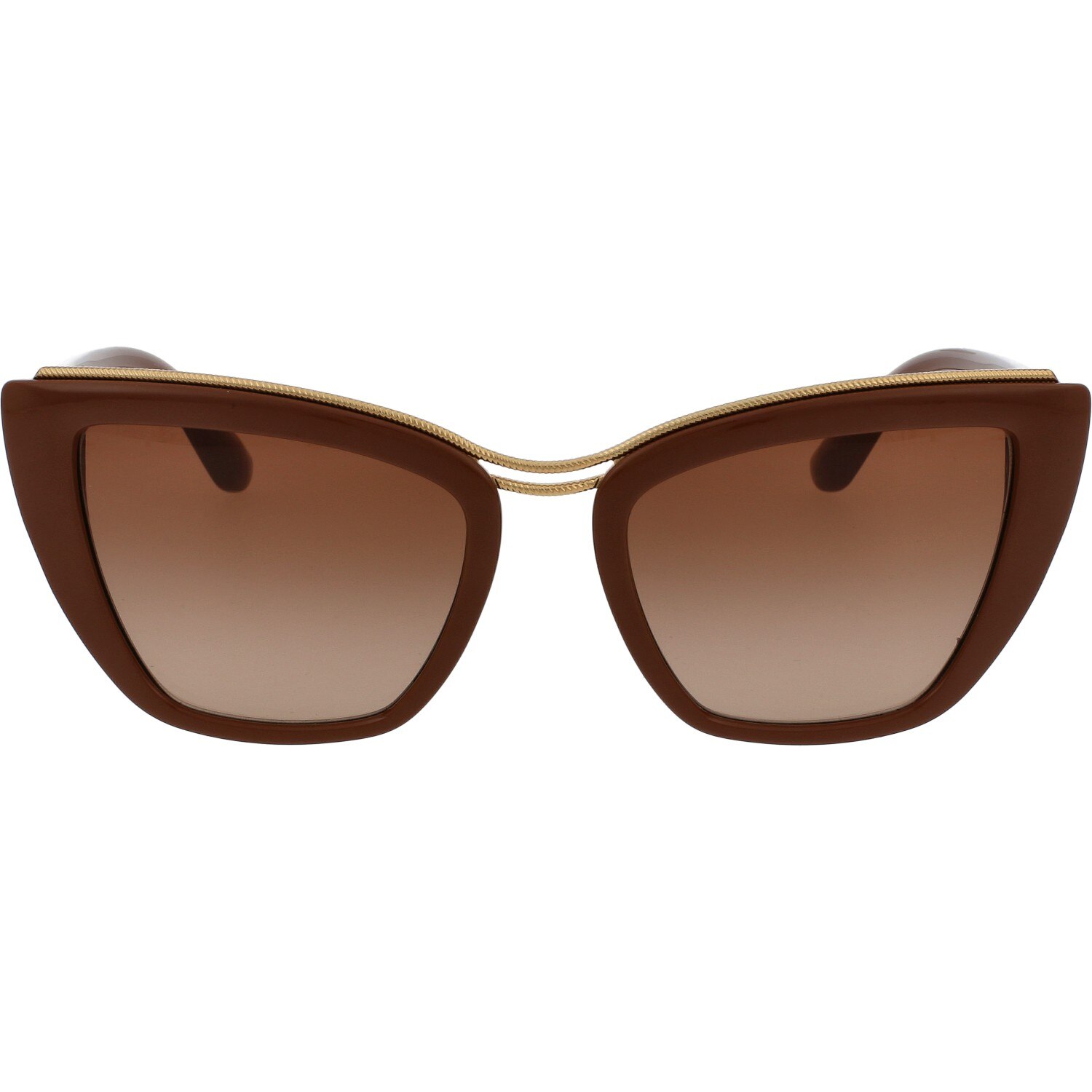 Ochelari de soare de dama Dolce&Gabbana DG6144 3292/13, Maro, 54 mm