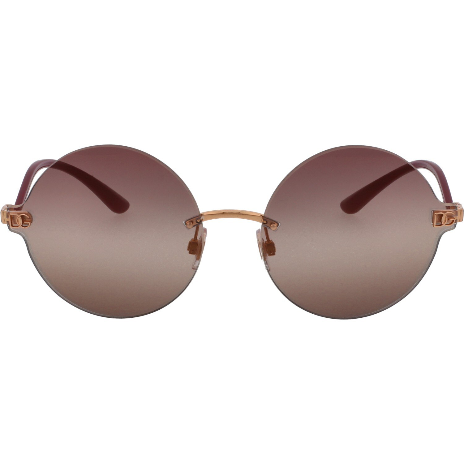 Ochelari de soare de dama Dolce&Gabbana DG2269 1298AQ, Auriu, 62 mm