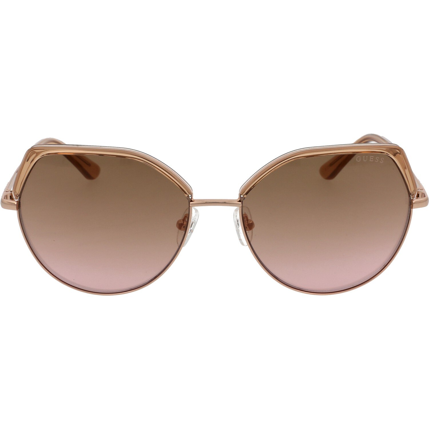 Ochelari de soare de dama Guess GU7736 57G, Maro, 58 mm