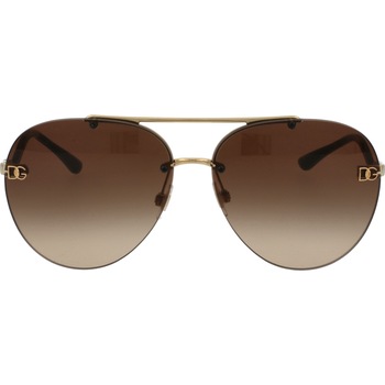 Ochelari de soare de dama Dolce&Gabbana DG2272 02/13, Auriu, 61 mm Ochelari de soare de dama Dolce&Gabbana DG2272 02/13, Auriu, 61 mm