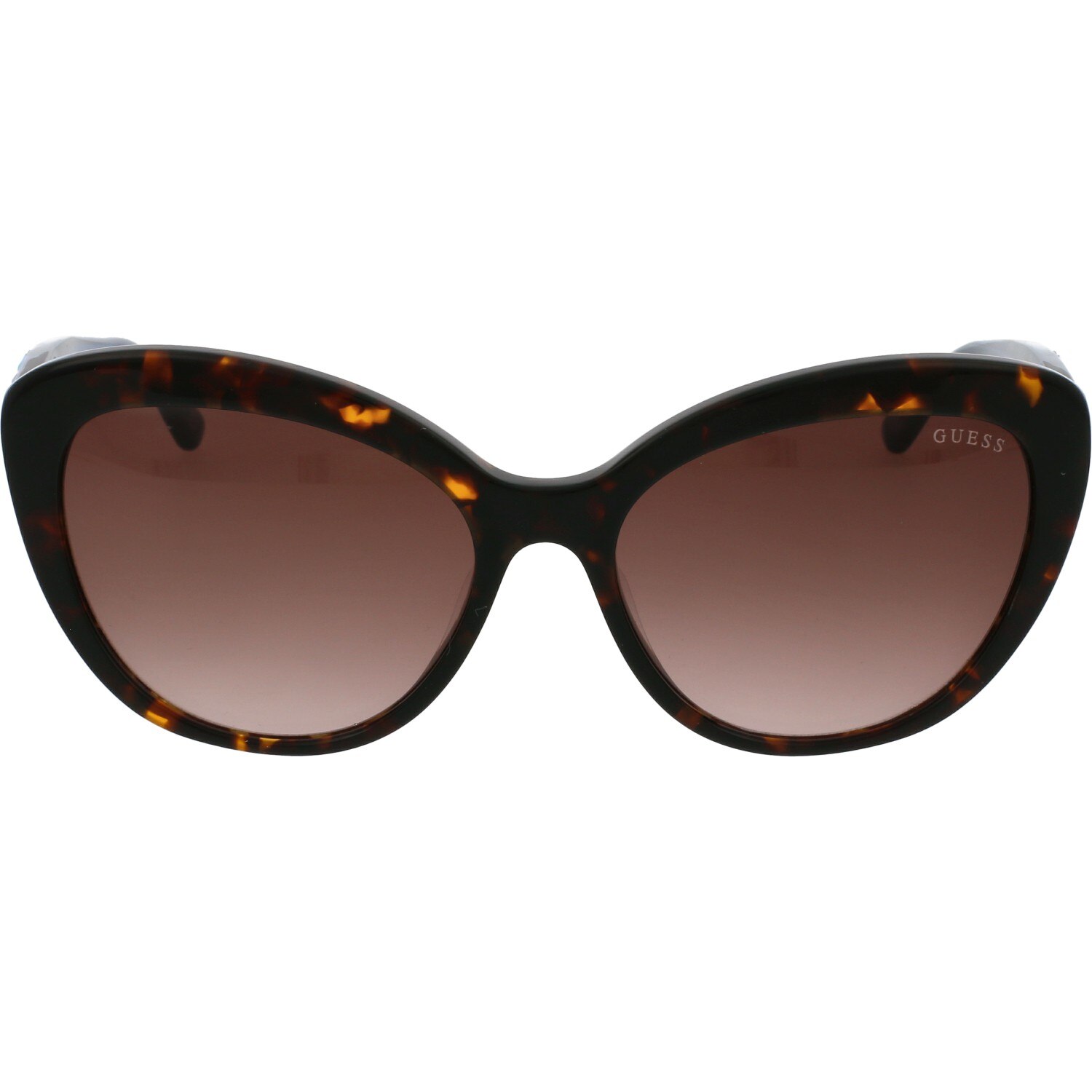 Ochelari de soare de dama Guess GU7755 52F, Havana, 56 mm