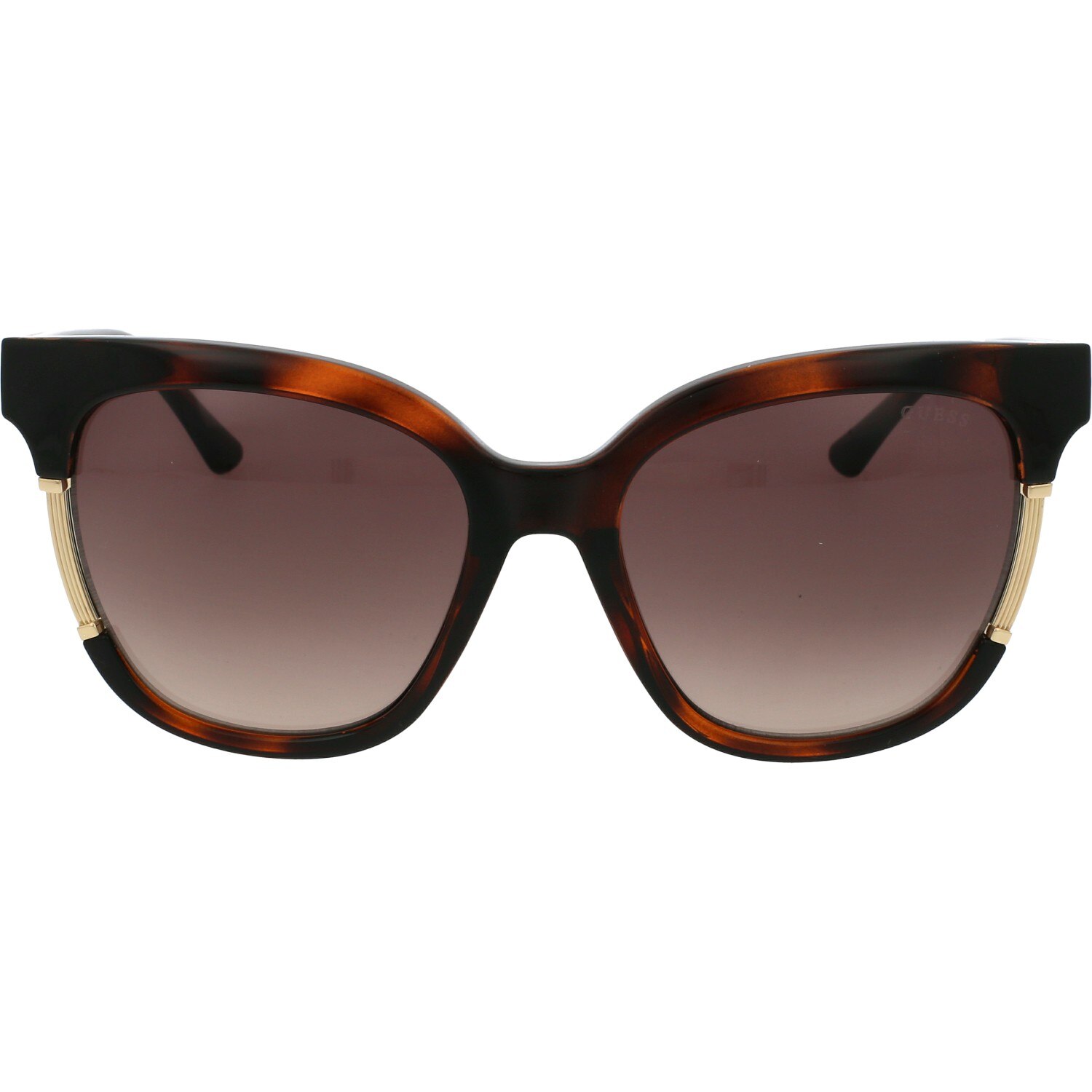 Ochelari de soare de dama Guess GU7726 52F, Havana, 55 mm