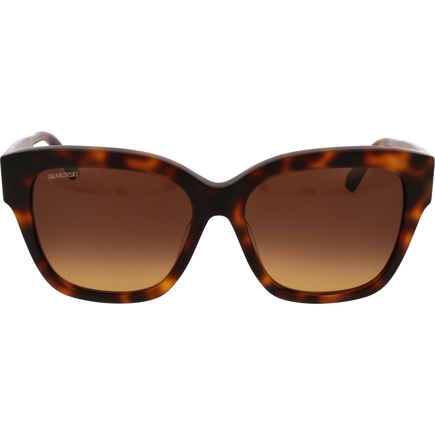 Ochelari de soare de dama Swarovski SK0305 52F, Havana, 57 mm
