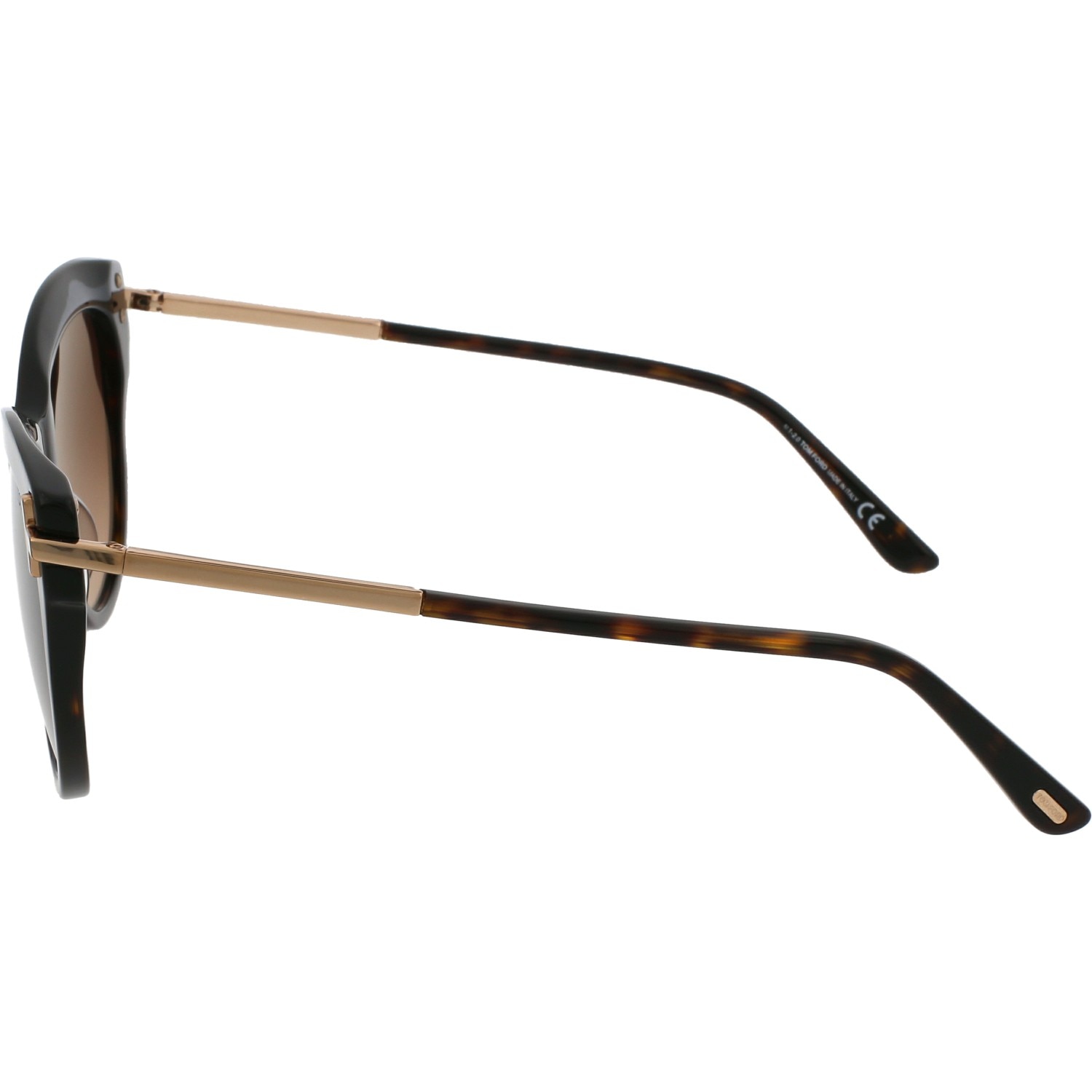 Ochelari de soare de dama Tom Ford FT0821 52F, Havana, 56 mm 